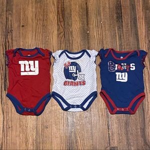 NY Giants 3️⃣ onesies